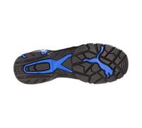 Puma Chaussures de sécurité Rio Black Low S3 SRC Cuir velours Embout aluminium Noir-Bleu Taille 47