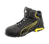 Chaussures de sécurité mi-hautes S3L AMSTERDAM noir/jaune - PUMA SAFETY - 632240 40