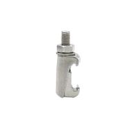 ISO Double griffe Tri pince en acier inoxydable M8 M10 M12, raccord de bride sous vide, rainure de boulon, Type de crochet, vis d'étrier(M10)