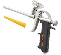 Iso Trade Pistolet à mousse de construction, dosable, corps en métal, poignée en plastique, léger et pratique #010