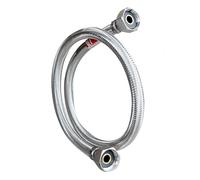 Isoflex Flexible Inox Ø13mm - Raccordement pour Installation Sanitaire - Longueur 80cm - Diamètre Intérieur 13mm - Raccords 1/2" (15/21) - Acier Inoxydable Tressé - Garantie 10 Ans