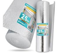 Isolant Thermique Feuille 3x0,5x2,5m Isolation Durable Réflecteur Chaleur Radiateur Barrière Réfléchissante Économie d'Énergie Usage Générale Rouleau Isoler Thermiquement