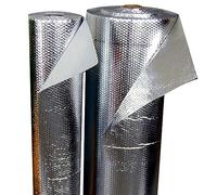 Isolant Thermique Réflecteur Aluminium et Bulles 50m x 60cm Triple Couche