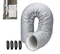 Isolant Tuyau Climatisation Protection Portable Gaine Isolation Climatiseur Enveloppe Isolante Triple Couche Ajustable Avec 4 Colliers Pour IntéRieur Et ExtéRieur DiamèTre 13Cm Et 15Cm