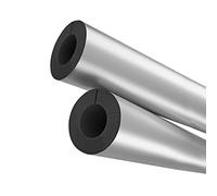 Isolante de Tuyau Anti-Gel et Calorifuge,Tuyaux en Mousse pour Tuyaux Extérieurs,Conduites d'eau Chaude et Froide,Tuyau Isolation en Papier D'aluminium Semi-fendue (76x30mm/3x1.2in)