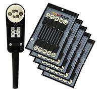 ISOLATECH 50 Douilles GU10 Avec Boîte De Connexion Pour Spots LED | Pour Ampoules LED Et Halogènes Jusqu'À 250V/2A, Avec Boîte De Connexion, Pour Installation Encastrée
