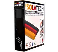 ISOLATECH Gaine Thermorétractable 3:1 Ø19,1mm x 4m Avec Colle Noir | Avec Colle, Résistante Aux UV, Pour Réparation De Câbles, Non Marquée, Rouleau En Boîte Distributrice Pratique