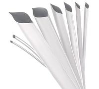 ISOLATECH Gaine Thermorétractable Ø30mm x 10m 3:1 Blanc | Vendu Au Mètre, Polyoléfine, Avec Adhésif, Non Marquée, Pour L'Isolation Des Câbles, Résistante Aux UV