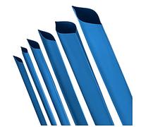 ISOLATECH Gaine Thermorétractable Ø5mm x 1m 2:1 Bleu | Polyoléfine, Sans Adhésif, Non Marquée, Pour L'Isolation Et Le Regroupement De Câbles, Résistante Aux UV