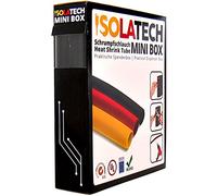 ISOLATECH Gaine thermorétractable Transparent Ø19,1mm x 5m Mini Box | Rapport de rétreint 2:1 - Sans étiquette - Vendue au mètre - boîte distributrice
