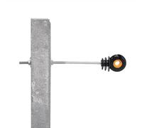 Isolateur à anneau d'écartement Gallagher XDI 20 cm/M6 pour poteaux métalliques (10)