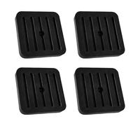 Isolateur de vibrations pour climatiseur - Coussinets en caoutchouc anti-vibrations, tapis absorbant les chocs avec soutien de réduction du bruit, stabilité de protection du sol, idéal pour les unités