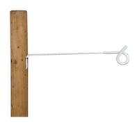 Isolateur écarteur à œillet avec support de 40cm Ako (x10) Blanc 40 cm
