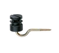 Isolateurs à fente de vis 5,3mm Ako (x30) Noir 5,3 mm