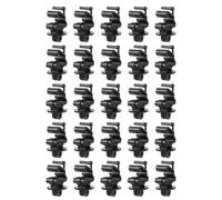 Isolateurs de poteaux en T de 25 pièces, clips d'isolateurs de clôture électrique pour le maintien des fils, ajustement parfait sur les poteaux en T de 1,33 pouces, clips de