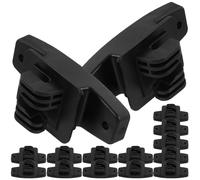 Isolateurs de Poteaux pour Clôture Électrique 50 Pièces PP Bleu | Résistant à Pluie, Surface Lisse, pour Ranch et Pâturage, Accessoires Agricoles pour Piquets
