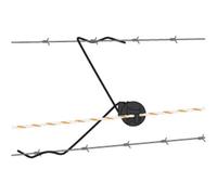 Isolateurs pour clôture électrique à distance type pinlock Gallagher (x25) Noir TU