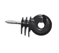 Isolateurs pour clôture électrique annulaire haute énergie Kerbl Big (x210) Noir TU