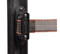 Isolateurs pour clôture électrique de coin ruban TurboStar Gallagher (x5) Noir TU