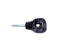 Isolateurs pour clôture électrique pour fils et rubans Ukal Classic (x100) Noir TU