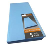 Isolation acoustique aux bruits d'impact uficell SOFT-Step pour sols stratifiés/parquets et liège - 5 mm d'épaisseur - excellente comme isolation thermique (10 m²)