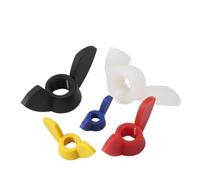 Isolation colorée d'écrou à oreilles en nylon M3-M12 | Écrous à pouce papillon(Red,M6-10pcs)