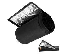 Isolation de tuyauen cuivre - Fermeture éclair pour tuyauCVC, manchon de protection thermique durable, bouclier de tuyauen mousse anti-condensation | Unité AC, Extérieur, Radiateur, Sous-sol, Salle