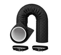 Isolation du tuyau de climatisation mobile - Gaine thermique de tuyau | Cache-tuyau de climatisation, économe en énergie, pour tuyaux de 12,7 et 15 cm, pour la maison, la cave et le bureau