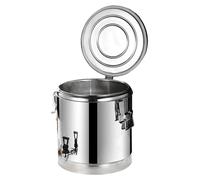 Isolation Emmer - 40L - Acier inoxydable - Épaisseur d'isolation : 18,5 mm - Forme ronde
