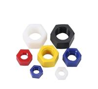 Isolation en nylon coloré d'écrou hexagonal M2-M20 | Écrous hexagonaux en plastique(Blue,M8-20pcs)
