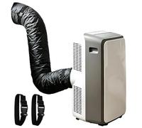 Isolation mobile du tuyau AC avec sangles - Protection étanche isolée | Cache isolante pour conduit d'évacuation d'air CA pour maison, appartement, cuisine, salon, salle de bain, bureau