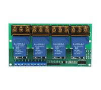 Isolation par optocoupleur de panneau de commande de module de relais à quatre voies de puissance élevée 30A YYG 4 DC5V MCU PLC Amplification optocoupleur miniature 9,5 mm 30A (24VDC)