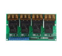 Isolation par optocoupleur de panneau de commande de module de relais à quatre voies de puissance élevée 30A YYG 4 DC5V MCU PLC Amplification optocoupleur miniature 9,5 mm 30A (12VDC)