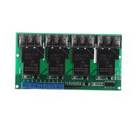 Isolation par optocoupleur de panneau de commande de module de relais à quatre voies de puissance élevée 30A YYG 4 DC5V MCU PLC Amplification optocoupleur miniature 9,5 mm 30A (5VDC)