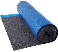 Isolation phonique VEVOR, 18,8 m²/rouleau, sous-couche isolante de 3 mm d'épaisseur avec pare-vapeur rapporté, fibre + film PE, isolation phonique & réduction du bruit, idéal pour vinyle, stratifié, b