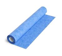 Isolbau Bande d'étanchéité de 10 m pour l'étanchéité du mur et du sol - Imperméable - Tapis de découplage - En non-tissé - Convient pour chauffage au sol - Certifié MPA