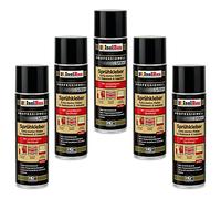 Isolbau Colle en spray 5 x 500 ml - Colle extra forte pour bricolage et industrie - Spray adhésif pour mousse, bois, tissu, cuir, feutre, etc