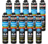 Isolbau Colle isolant PROFI 10 x 750 ml Mousse-colle polyuréthane B2 panneaux EPS XPS