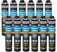 Isolbau Colle isolant PROFI 12 x 750 ml Mousse-colle polyuréthane B2 panneaux EPS XPS