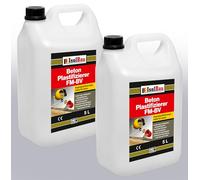 Isolbau FM-BV Plastificateur pour béton - 2 x 5 litres - Fortement liquéfiant et plastifiant - agent de liaison liquide pour béton comme additif pour chape, béton, mortier - Sans chlore, pas de