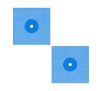 Isolbau Lot de 2 manchons muraux P3 bleus - 120 mm - Manchon étanche, Membrane d'étanchéité pour sanitaire, douche, salle de bain, carrelage - Isolation - Pour l'intérieur et l'extérieur