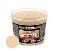 Isolbau Mastic pour bois 1 kg - Mastic bois extérieur et intérieur - Mastic de réparation pour bois - Mastic de réparation pour bois - Mastic prêt à l'emploi pour bois - Séchage rapide - Pin foncé (n°
