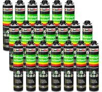 Isolbau Mousse de montage 20 x 750 ml Mousse polyuréthane 1K pistolet isolation étanchéité