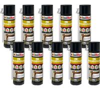 Isolbau Mousse de montage 2K 10 x 400 ml Mousse polyuréthane rapide B2 portes fenêtres