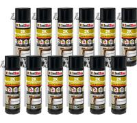 Isolbau Mousse de montage 2K 12 x 400 ml Mousse polyuréthane rapide B2 portes fenêtres