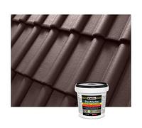 Isolbau Peinture de Toiture - 1,5 kg RAL - Façade Nano - Eau - Sans Solvant, Imperméable, UV - Marron