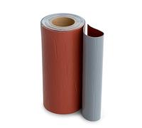 Isolbau Ruban de réparation butyle - Rouge brique 300 mm x 10 m - Ruban d'étanchéité pour toit, trou, tuyau, camping-car, protection imperméable contre la corrosion, les intempéries et les rayons UV -