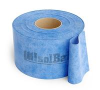 Isolbau Ruban d'étanchéité P3 bleu - 50 m - Pour sanitaire, douche, salle de bain et carrelage, balcon et terrasse - Pour intérieur et extérieur - 120 mm