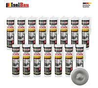 Isolbau Silicone neutre 15 x 300 ml Gris Mastic pierre naturelle granit marbre joints