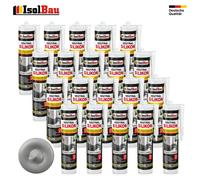 Isolbau Silicone neutre 20 x 300 ml Gris Mastic pierre naturelle granit marbre joints